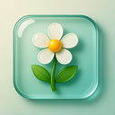 icon_construction_flower_glassy icon preview