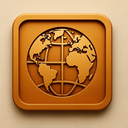 icon_construction_globe_embossed icon preview