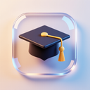 icon_construction_graduation_cap_glassy icon preview