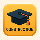 icon_construction_graduation_cap_iconic icon preview
