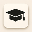 icon_construction_graduation_cap_minimalist icon preview