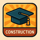icon_construction_graduation_cap_retro icon preview