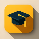 icon_construction_graduation_cap_shadow_effect icon preview