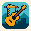 icon_construction_guitar_geometric icon preview