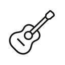 icon_construction_guitar_minimal_outline icon preview