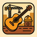 icon_construction_guitar_retro icon preview