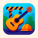 icon_construction_guitar_vibrant_colors icon preview
