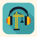 icon_construction_headphones_flat_design icon preview