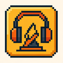 icon_construction_headphones_pixel_art icon preview