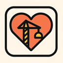 icon_construction_heart_geometric icon preview