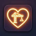 icon_construction_heart_glow_effect icon preview