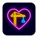 icon_construction_heart_neon icon preview