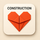 icon_construction_heart_origami icon preview