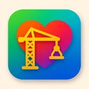 icon_construction_heart_vibrant_colors icon preview
