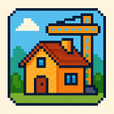 icon_construction_house_pixel_art icon preview