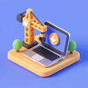 icon_construction_laptop_3d_isometric icon preview