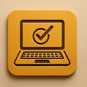 icon_construction_laptop_embossed icon preview