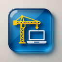 icon_construction_laptop_glassy icon preview