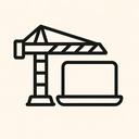 icon_construction_laptop_minimal_outline icon preview