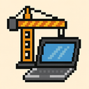 icon_construction_laptop_pixel_art icon preview