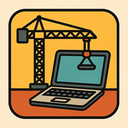icon_construction_laptop_retro icon preview