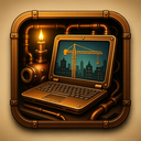 icon_construction_laptop_steampunk icon preview