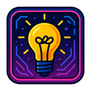 icon_construction_light_bulb_cyberpunk icon preview