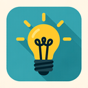 icon_construction_light_bulb_flat_design icon preview