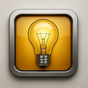 icon_construction_light_bulb_metallic icon preview