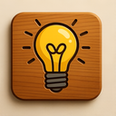 icon_construction_light_bulb_wooden icon preview