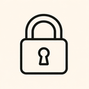 icon_construction_lock_minimal_outline icon preview