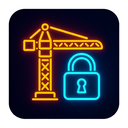 icon_construction_lock_neon icon preview
