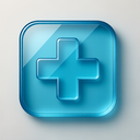 icon_construction_medical_cross_glassy icon preview