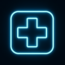 icon_construction_medical_cross_neon icon preview