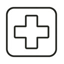 icon_construction_medical_cross_outline icon preview