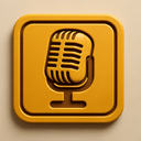 icon_construction_microphone_embossed icon preview