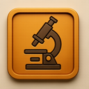 icon_construction_microscope_embossed icon preview
