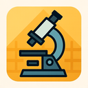 icon_construction_microscope_geometric icon preview