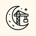 icon_construction_moon_line_art icon preview