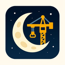 icon_construction_moon_modern icon preview