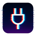 icon_construction_plug_digital_glitch icon preview