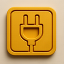 icon_construction_plug_embossed icon preview