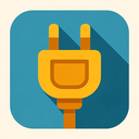 icon_construction_plug_flat_design icon preview