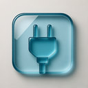 icon_construction_plug_glassy icon preview