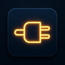 icon_construction_plug_glow_effect icon preview
