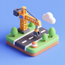 icon_construction_road_3d_isometric icon preview