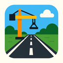 icon_construction_road_geometric icon preview