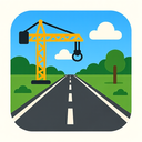 icon_construction_road_thin icon preview