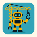 icon_construction_robot_flat_design icon preview