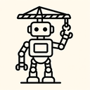 icon_construction_robot_line_art icon preview
